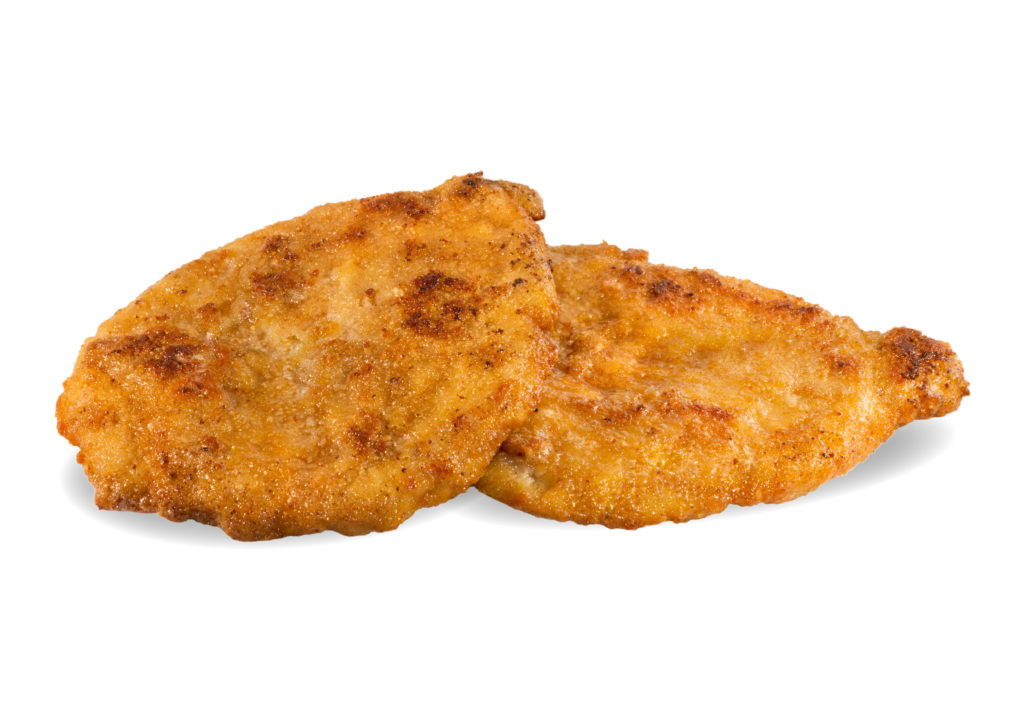 Grisschnitzel, panerad för hand 100-140 g